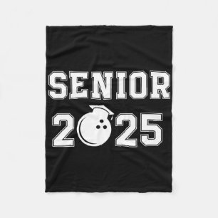 Senior Bowling Player 2025 Fleece Blanket