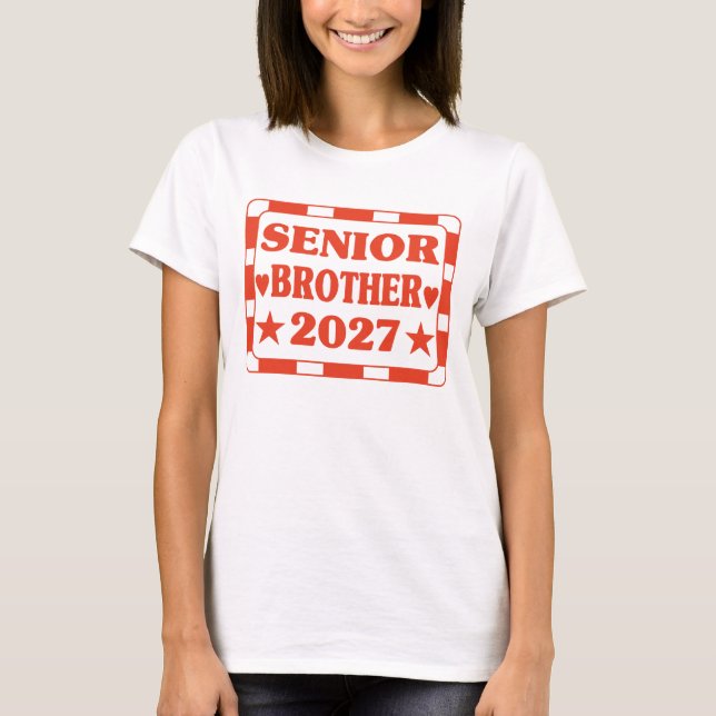 Senior Brother 2027. T-Shirt (Front)
