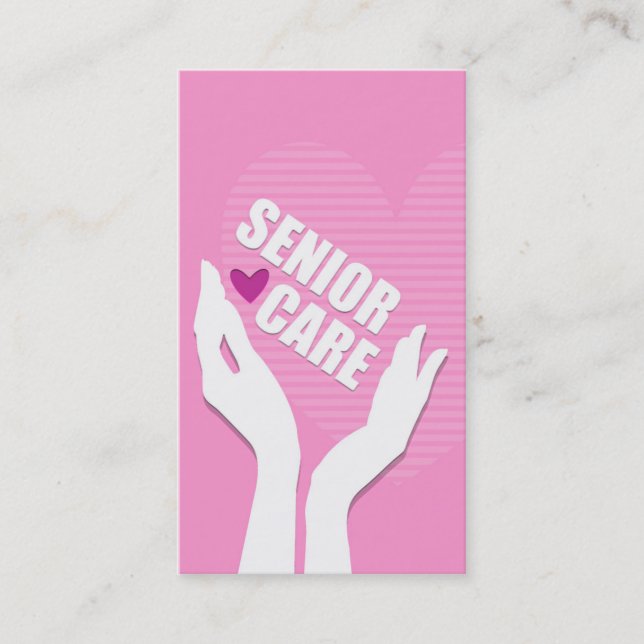 Senior Care Nursing Home Business Card (Front)