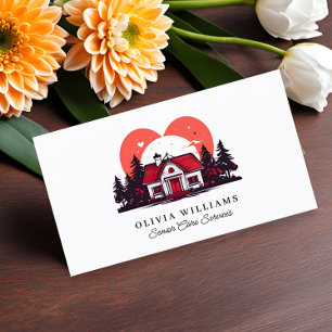 Senior Care Services Caregiver  Business Card