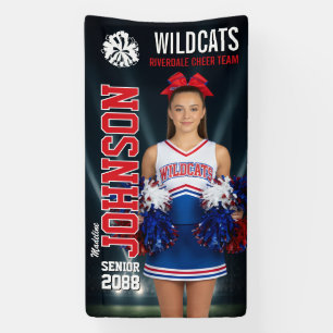 Senior Cheer Custom Cheerleading Team Photo Banner