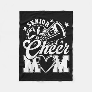 Senior Cheer Mum 2026 Proud Cheerleader Mum Cl Of Fleece Blanket