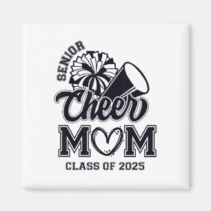 Senior Cheerleader Mum Cheer Cl Of 2025 Graduation Magnet