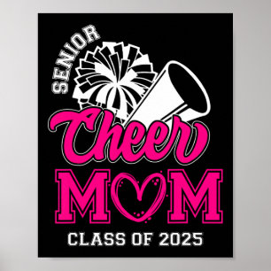 Senior Cheerleader Mum Cheer Cl Of 2025 Graduation Poster