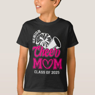 Senior Cheerleader Mum Cheer Cl Of 2025 Graduation T-Shirt
