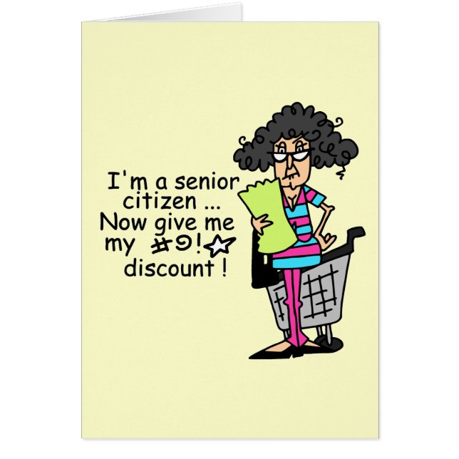 Senior Citizen Discount (Front)