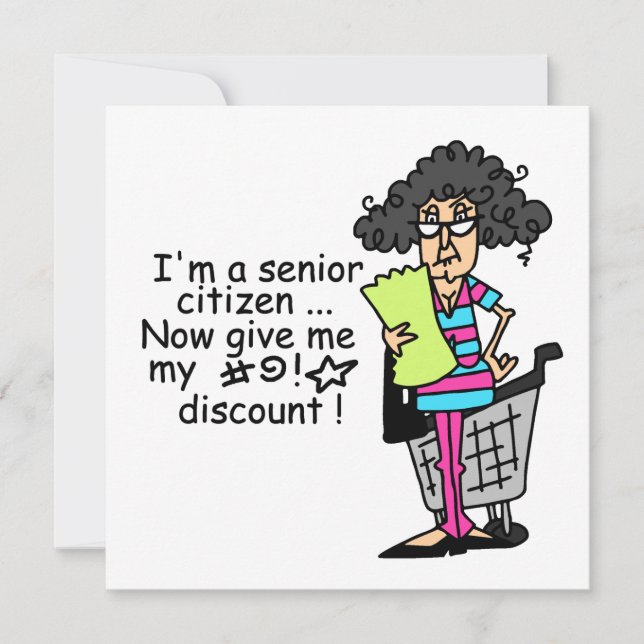 Senior Citizen Discount (Front)