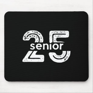 Senior Cl Of 2025 Graduation Clic High School Grad Mouse Pad