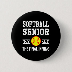 Senior Cl Of 2025 Softll Senior Night Graduation P 6 Cm Round Badge