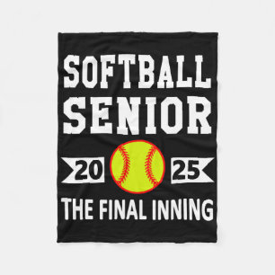 Senior Cl Of 2025 Softll Senior Night Graduation P Fleece Blanket