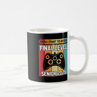 Senior Cl Of 2026 Ck To School Gamer Senior 2026 2 Coffee Mug