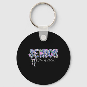 Senior-cl Of 2026 High School Graduation Coquette Key Ring