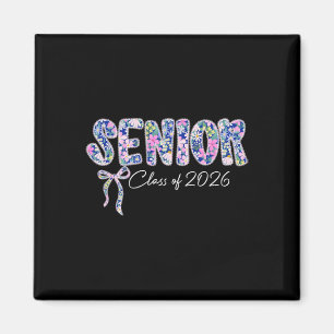 Senior-cl Of 2026 High School Graduation Coquette  Magnet