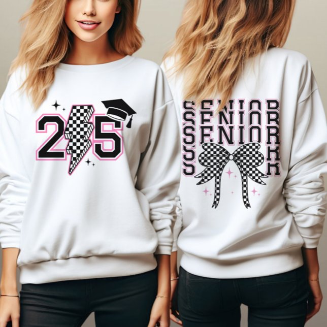 Senior Class 2025 retro Graduation Senior tshirt (Creator Uploaded)