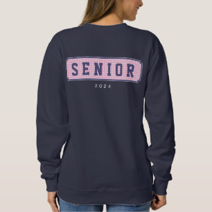 Senior Class of 2018 Gingham Graduation Sweatshirt