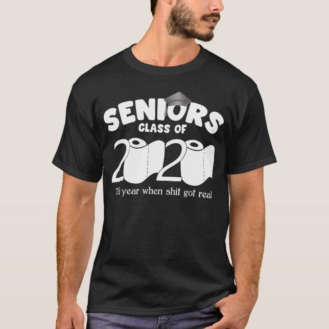 Senior Class Of 2020 Quarantined T-Shirt (Front)