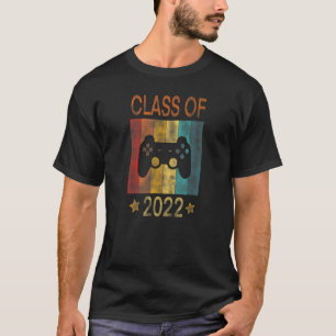 Senior Class Of 2022 Graduation Vintage Video Game T-Shirt
