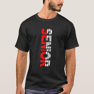 Senior Class Of 2022 Vertical Senior School Colour T-Shirt