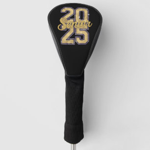 Senior Class Of 2025 Gold Graduation Graduate Golf Head Cover