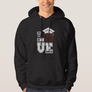 Senior Class Of 2025 Graduation School Basketball Hoodie