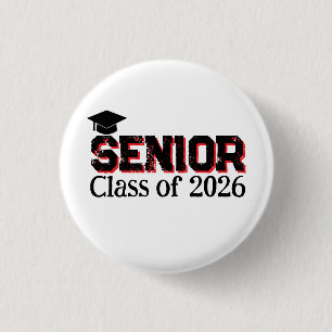 Senior Class Of 2026 3 Cm Round Badge