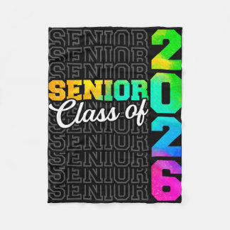 Senior class of 2026 graduate high school fleece blanket