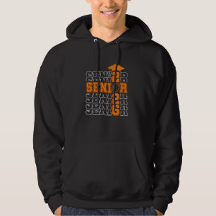 Senior Class Of 2026 Graduation 2026 Football Seas Hoodie
