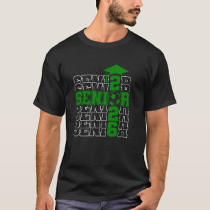 Senior Class Of 2026 Graduation 2026 Green Soccer T-Shirt