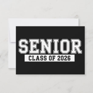 Senior Class Of 2026 Graduation 26 Graduate Party Announcement
