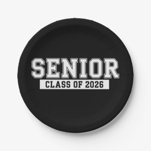 Senior Class Of 2026 Graduation 26 Graduate Party Paper Plate