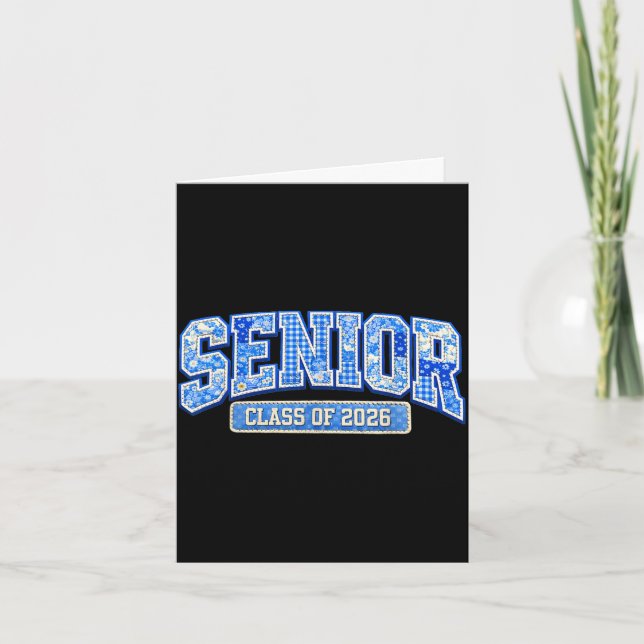 Senior class of 2026 graduation finally done toile card (Front)