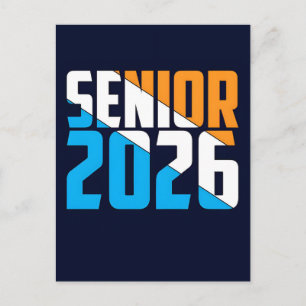Senior Class Of 2026 Graduation Pride Design Holiday Postcard