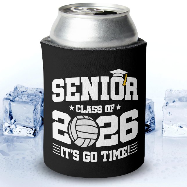 Senior Class of 2026 It’s Go Time Volleyball Grad Can Cooler (Creator Uploaded)