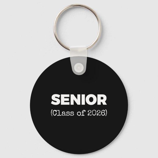 Senior Class of 2026 New Graduate High School Key Ring (Front)