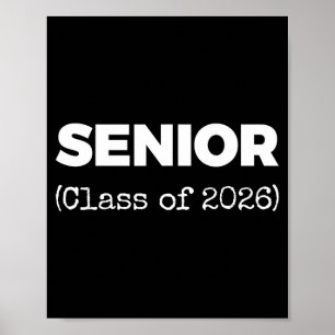 Senior Class of 2026 New Graduate High School Poster