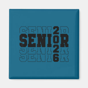 Senior class of 2026 varsity text graduation magnet