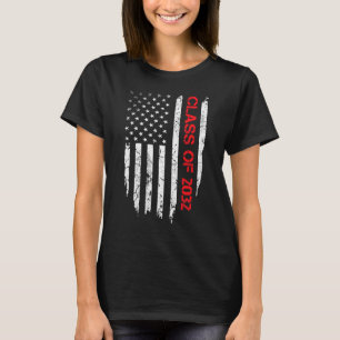 Senior Class Of 2032 Graduation Patriotic American T-Shirt