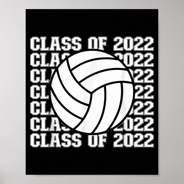 Senior Class of  Volleyball  Poster (Front)