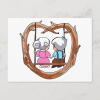 Senior Couple on Swing