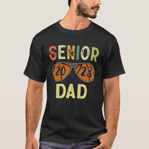 Senior Dad 2023 Cool Proud Dad Basketball Senior G T-Shirt