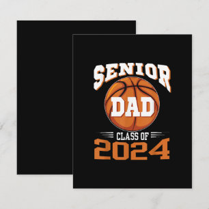 Senior Dad Class of 2024 RSVP Card