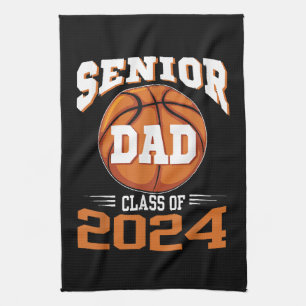 Senior Dad Class of 2024 Tea Towel
