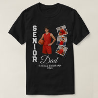 Senior Dad Custom Photo Collage Name Number Year