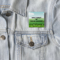 Senior Discount: Don't Forget My Senior Discount