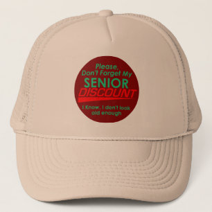 SENIOR DISCOUNT Hat