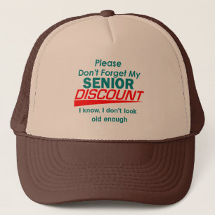 SENIOR DISCOUNT Hat