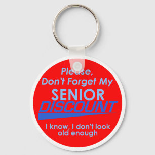 SENIOR DISCOUNT Keychain