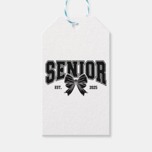 Senior Est 2025 Graduation Student Vintage  Gift Tags