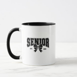 Senior Est 2025 Graduation Student Vintage  Mug