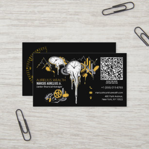 Senior Financial Manager Business Card